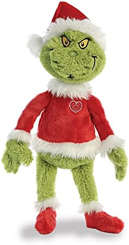 Dr. Seuss Grinch Santa 19",Red & Green