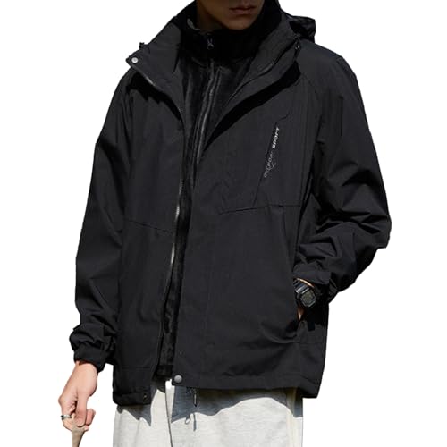 Women's Waterproof Hooded Rain Jacket for Hiking