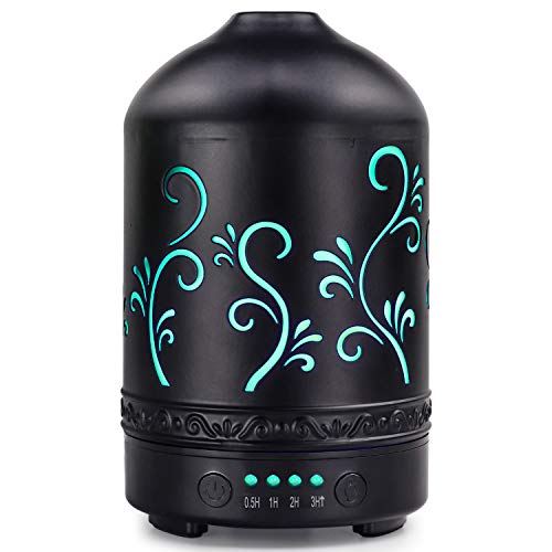 Ultrasonic Aromatherapy Essential Oil Diffuser, ARVIDSSON 100ml Metal Diffusers for Essential Oils