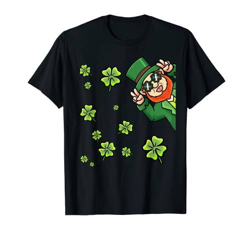 Leprechaun Saint Patricks Day Jungen Kinder Frauen Irisch T-Shirt