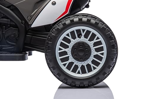 Honda Kinder Elektromotor, Elektro Kindermotor ab 18 Monaten, Kindermotorrad Elektrisch, Elektrofahrzeuge 1x30W, 3km/h (Grau) – Bild 7