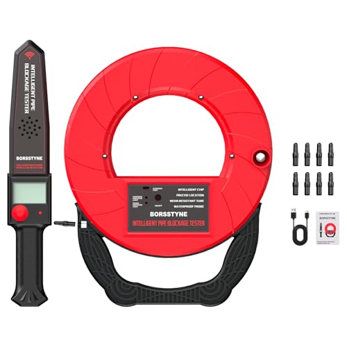 Borsstyne Pipe Locators Precision Blockage Detector for Water pipes underground pipes PVC pipes metal pipes Wall pipes