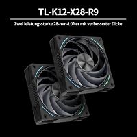 Thermalright TR Phantom Spirit 120 Vision EVO CPU Luftkühler, Twin Tower Radiator 2150RPM Geschwindigkeit, 480x480 Auflösungsvermögen IPS Bildschirm mit 3.95in, Computer Kühler für Intel lga1851/AM5 – Ansicht 4