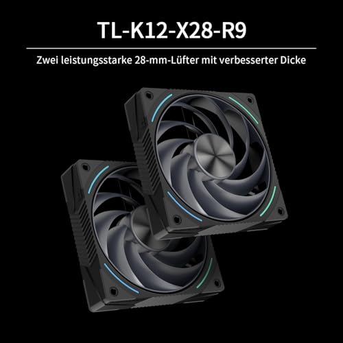 Thermalright TR Phantom Spirit 120 Vision EVO CPU, Twin Tower Radiator prędkość 2150 obr./min, rozdzielczość ekranu 480 x 480 IPS z 3,95 cala, chłodzenie komputera Intel lga1851/AM5