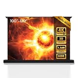 NothingProjector Motorized Floor Rising Screen, Matte White 100”, 1.3 Gain