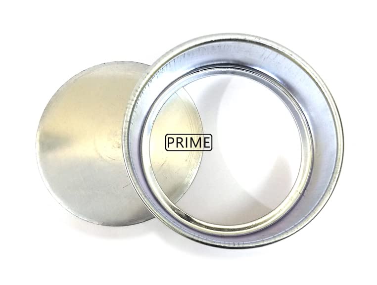 Image of Prime Bakers and Moulders Round Removable Bottom Cake Mould Set with Loose Base tin for Oven (6,7,8 Inch)
