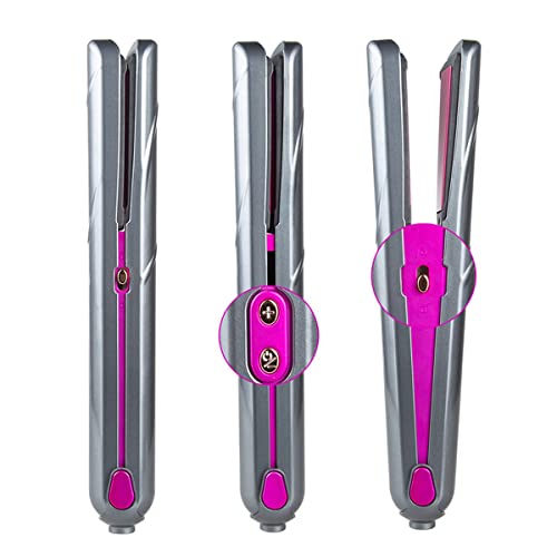 DOKIAUTO 2 en 1 Ionic inalámbrico Hairstyling Plancha y rizador de pelo Cover