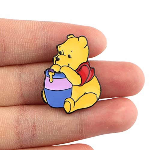 Winni Pooh Eeyore Stith Pins, Zinc Alloy Pin, Tv Movies Gifts Brooch For Boys, Girls And Women (A) #TOP2