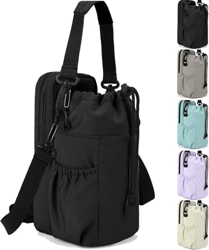 RZMAYIS Saco para garrafa de água, Preto, Estilo 1