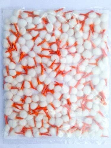 SATVIK 600 Pcs Handmade Round Cotton Wicks for Puja Pooja Jyot Batti for Oil Lamp DIiya for Diwali Deepawali Diya. Ideal for Brass Kuber Clay Diya for Home Mandir Temple