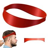 プロ仕様 セルフカット ヘアカット バンド 刈上げ cut バリカン 散髪 ツーブロック 坊主 シェーバー 髭剃り 電動カミソリ 剃须刀 メンズシェーバー ムダ毛処理 回転式シェーバー 自分で散髪 ひげそり 電気カミソリ 小型 ミニシェーバー 枝毛カッター 揉み上げ用バリカン ヘアゴム シリコン 髪留め 坊主カッター 家庭用 手動バリカン ヘアカッター 刈り上げ ヘアカットベルト (レッド)