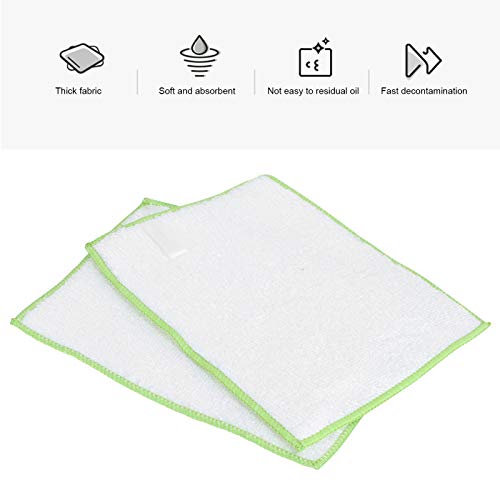 Pano de limpeza, reutilizável durável confortável para tocar pano de prato secagem rápida forte abso