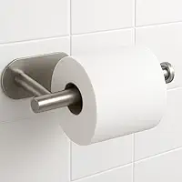 Suporte de Papel Higiênico em Aço Inox Adesivo 3M Premium