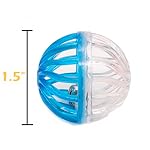 Fashion's Talk 12PCS Value Pack Plastic Ball Cat Toys Lattice Balls with Bell Jingle Kitten Toy,Gift Box 1.5" 6 Styles - Image 2