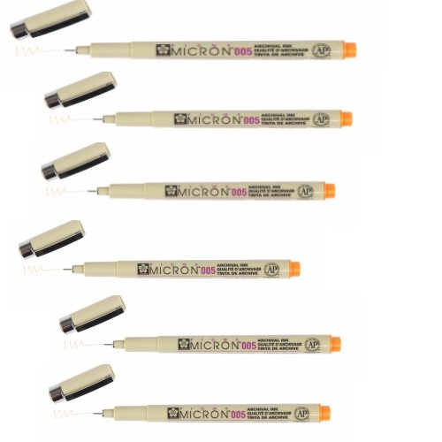 Pigma Micron Pen - 005 Orange