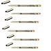 6 Sakura Pigma Micron Pens Tip Size 005 (0.20mm Line Width: 8 Ink Colors to Choose From: Drawing, Sketching, Writing -Orange Ink