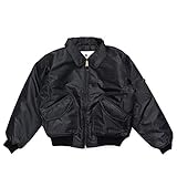 [ロスコ] CWU-45P FLIGHT JACKET 7520 7522 フライトジャケット メンズ MA-1 MA1 ジャケット ミリタリー 米軍 アウター ブルゾン (BLACK(7522), M) [並行輸入品]
