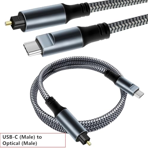 Adaptador USB C a SPDIF, convertidor de audio digital para computadora portátil 5