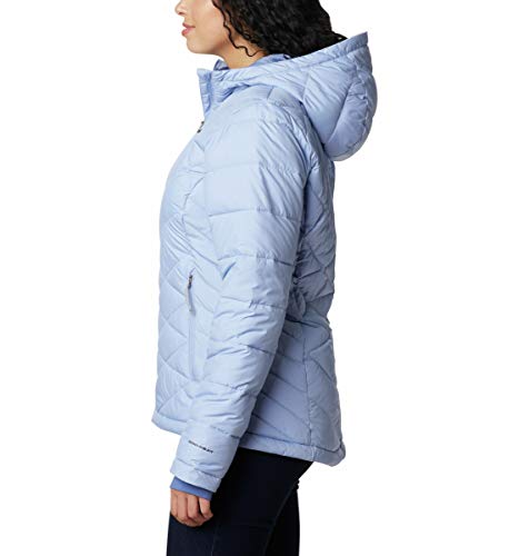 Image of Columbia Women's Omni-Heat Reflective Heavenly Hooded Hiking & Trekking Down Standard Length Jacket