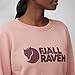 Fjällräven Damen Logo Sweatshirt, Dusty Rose/Port, M