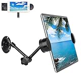 UYODM Tablet Wall Mount Holder Bracket Magic Arm and Clip，Compatible with iPhone, iPad, Galaxy Tabs, Google Nexus7/11, Kindle Fire HD , GPS Garmin RV890, Switch, More 3.5-12.9' Tablet and Cellphone