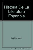 Historia De La Literatura Espanola B0028UMP1W Book Cover