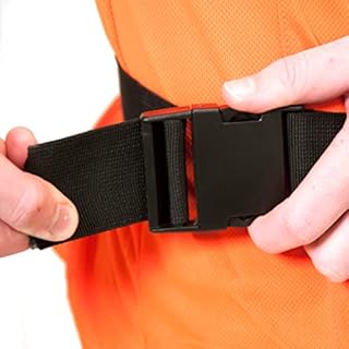 Oregon Pantaloni Antitaglio per Motosega Tipo A con Grembiule Protettivo e Gambali Regolabili, Taglia Unica- Nero