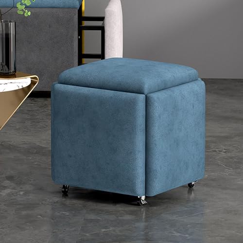 Taburetes de sofá para dormitorio que solucionan la falta de espacio con su diseño 5 en 1 2