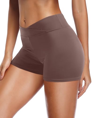 Image of Yonique Womens Swim Shorts Bathing Suits Bottoms Swimsuit Bottoms(Available in Plus)