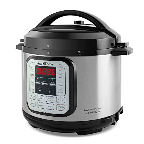 Panela de Pressão Britânia BPP02G Gold 5L 900W