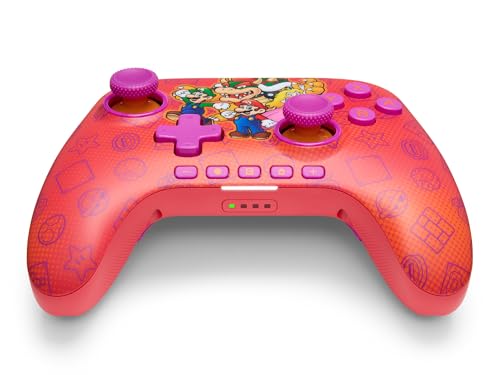Image of PowerA Advantage Wireless Controller for Nintendo Switch 2 - Mario and Friends, Officially Licensed, Hall Effects, Mappable Buttons, Pro Controller, C Button, Motion Controls