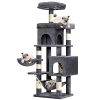 Heybly Gothic krabpaal, 178 cm hoog, krabpaal voor binnenkatten