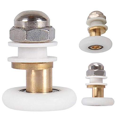 GatherTOOL 1PC Roller Shower Rooms Cabins Pulley Shower Room Roller/Runners/Wheels/Pulleys Diameter 25MM/27MM (Size : 27mm, Color : 1PC)