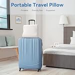 AM AEROMAX Travel Contour Memory Foam Pillow, Cervical Pillow for Neck Pain Relief, Neck Orthopedic Sleeping Pillows for Side, Back and Stomach Sleepers.