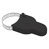 1PC Portable Flexible Tape Measure 150cm Retractable Triple-Scale for Body Measurement, Clothing Waist and Chest, Fitness Tracking, Black