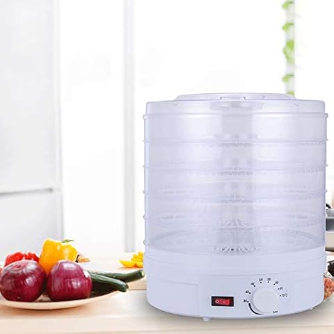 AURALLL Dehydrator of Mushrooms, Non-Stick Fruit Dehydrator Mats, 35~70℃ Temperature Setting, Dehydrator Machine for Fruit, Vegetables Meats And Chili Cover