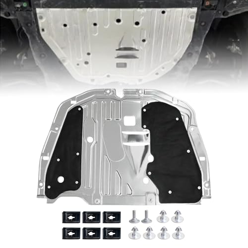 LoloWheat Engine Splash Shield Guard Under Car Shield Cover Board Compatible with Honda Civic 2016 2017 2018 2019 2020 2021 Replace 74110-TBA-A00 90674-TY2-A01