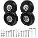 Luggage Wheels Replacement 40x18mm Rubber Mute Casters Pack of 4