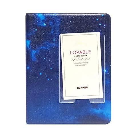 Fancyme 64 Pockets 3 Inch Starry Sky Polaroid Photo Book Album for Fujifilm Instax Mini Films Album Instax Mini 9 8 7s 90 70 25 Name Card Holder Cover