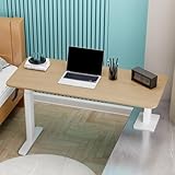 Bureau en bois massif : ce bureau est fabriqué à partir de bois massif durable, avec un grain naturel qui ajoute de la chaleur à n'importe quel espace de travail. Sa surface finement poncée offre une finition lisse, ce qui rend le nettoyage sans effort. Les coins arrondis sont conçus pour minimiser les chocs et les blessures, assurant un environnement de travail sûr et confortable. Parfait pour les bureaux à domicile ou les zones d'étude.