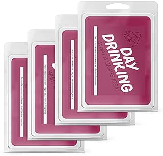 Day Drinking Wine Wax Melts (4 Pack) Sangria and Raspberry Fizz Scented Soy