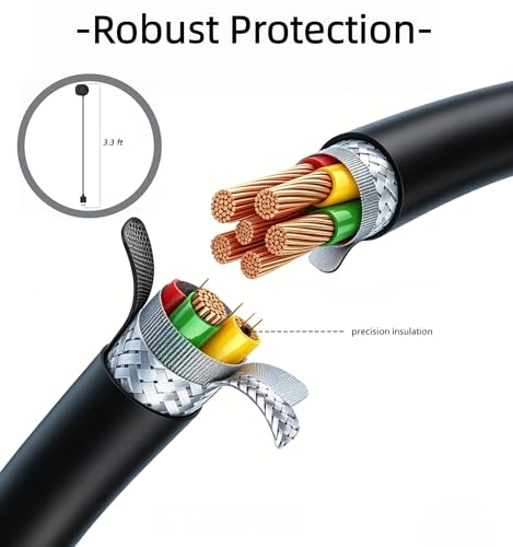 BLIKEJIN Charging Cable for Amazfit Active3 Premium, T-Rex Ultra2/3/3 PRO, Active Max, Helio Strap, Balance/Balance2 (2-Pack USB-A to USB-A Cables by BLIKEJIN - Image 5
