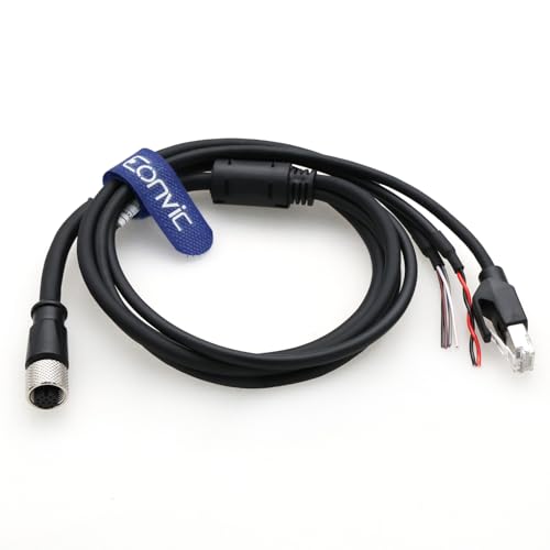 Eonvic Aviation Plug M12 12�s�����X����3�E�F�C�d���M������уf�[�^�]���P�[�u�� DJI Livox LiDAR Mid 360 Mid 70,3m�p