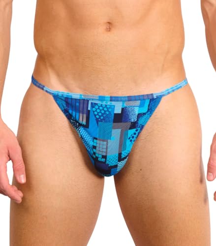 Bañador tanga tan through para evitar marcas de sol en el cuerpo masculino