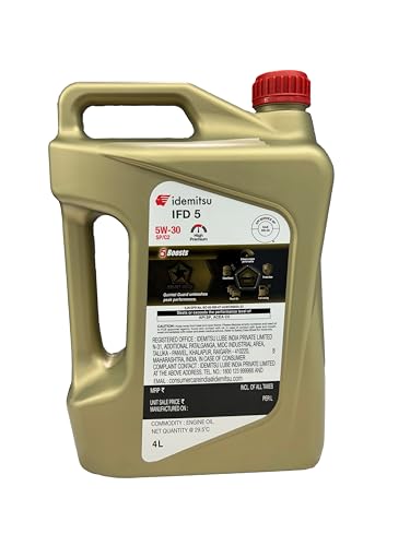 Image of Idemitsu IFD5 5W-30 SP /C2 Full Synthetic Engine Oil for Diesel and Petrol Cars 4L