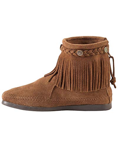 Minnetonka Hi Top Back Zip, Bottes Indiennes Mixte, Marron (Dusty Brown), 38 EU