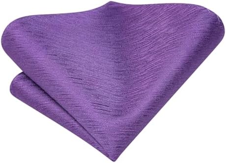 Dubulle Mens Tie Sets Woven Paisley Stripes Neckties Pocket Square Cufflinks Business Wedding