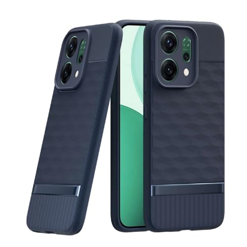 Image of Shockproof Case for Oppo Reno14 5G | Full Camera Protection | TPU Flexible Back Cover for Oppo Reno14 5G (Steel Blue)