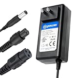 T POWER 3-Prong 42V AC DC Adapter for Swagtron SG-5 Swagger 5 5S T1 T3 T6 SG-5S 96268-2 SwagBoard Pro T1 Elite T380 JDNSHS6 SPS-T844202000-C8 Electric Scooter FY0634201500 Class 2 Power Suply Charger