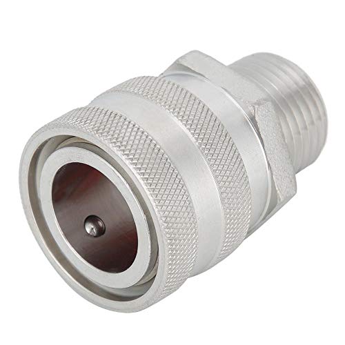 TOPINCN Schnellkupplung Edelstahl Home Adapter Homebrew Fitting Barb 1/2in Innengewinde